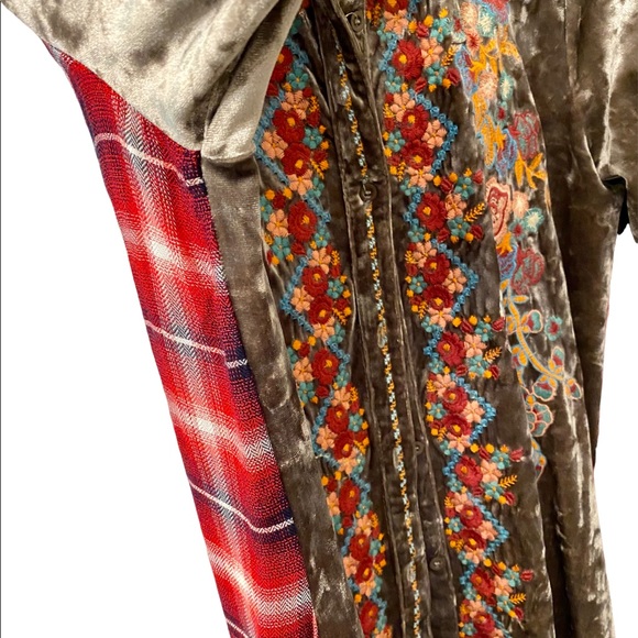 Boho Austin style long “shirt dress” or coat - Picture 10 of 11